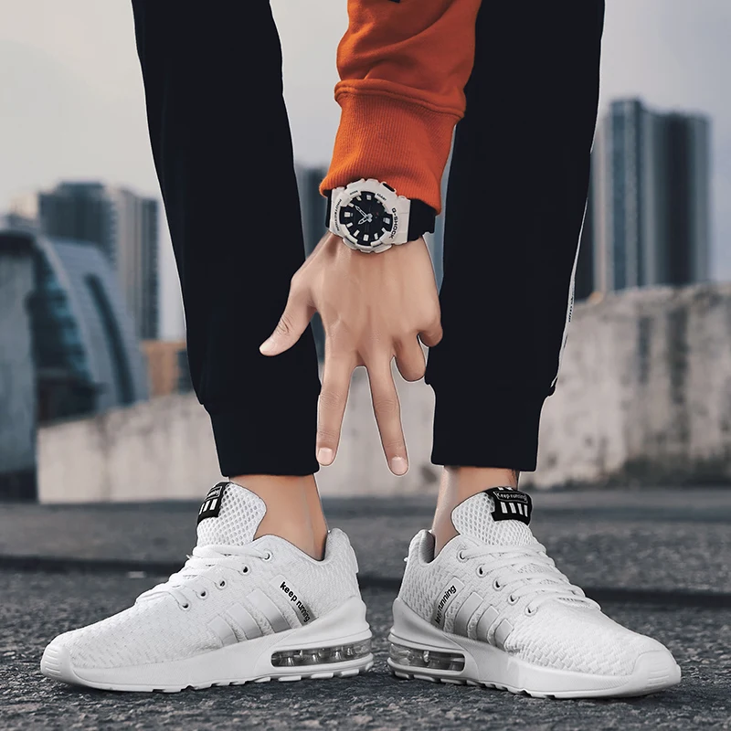 2019 летняя повседневная обувь мужские кроссовки с дышащей сеткой легкая