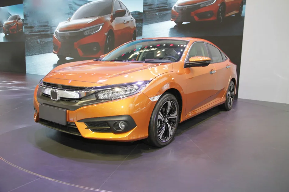 Хромированная крышка дверных ручек для Honda civic 10 поколения 2016 2017 2018 ABS
