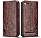 Чехол-книжка для Xiaomi Redmi 5A, с крокодиловой текстурой