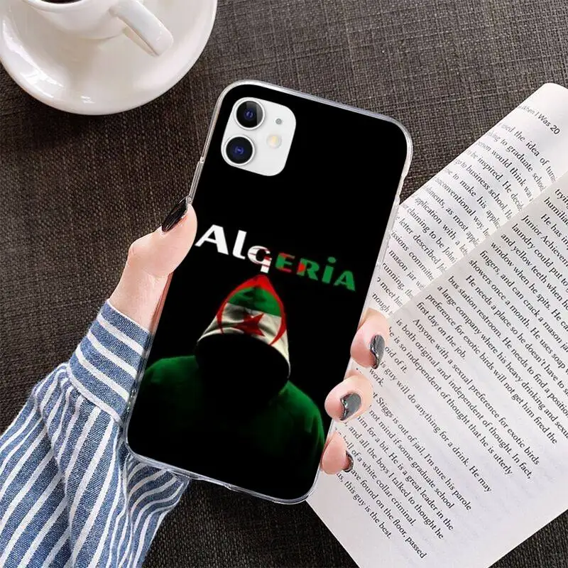 Чехол для телефона с флагом Алжира iphone 12 pro max 11 XS MAX 8 7 6 6S Plus X 5S SE 2020 XR | Мобильные