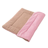 washable double side use dogs beds kennel accessories skin friendly puppy bed sofa mat for for small medium large pets portable