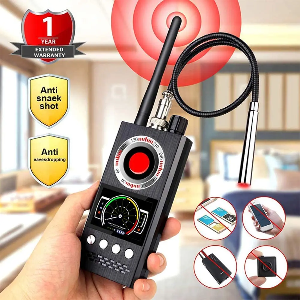 Сканер K68 детектор шпионажа детекторы радиочастотных ошибок камеры Wi-Fi сигналы GPS