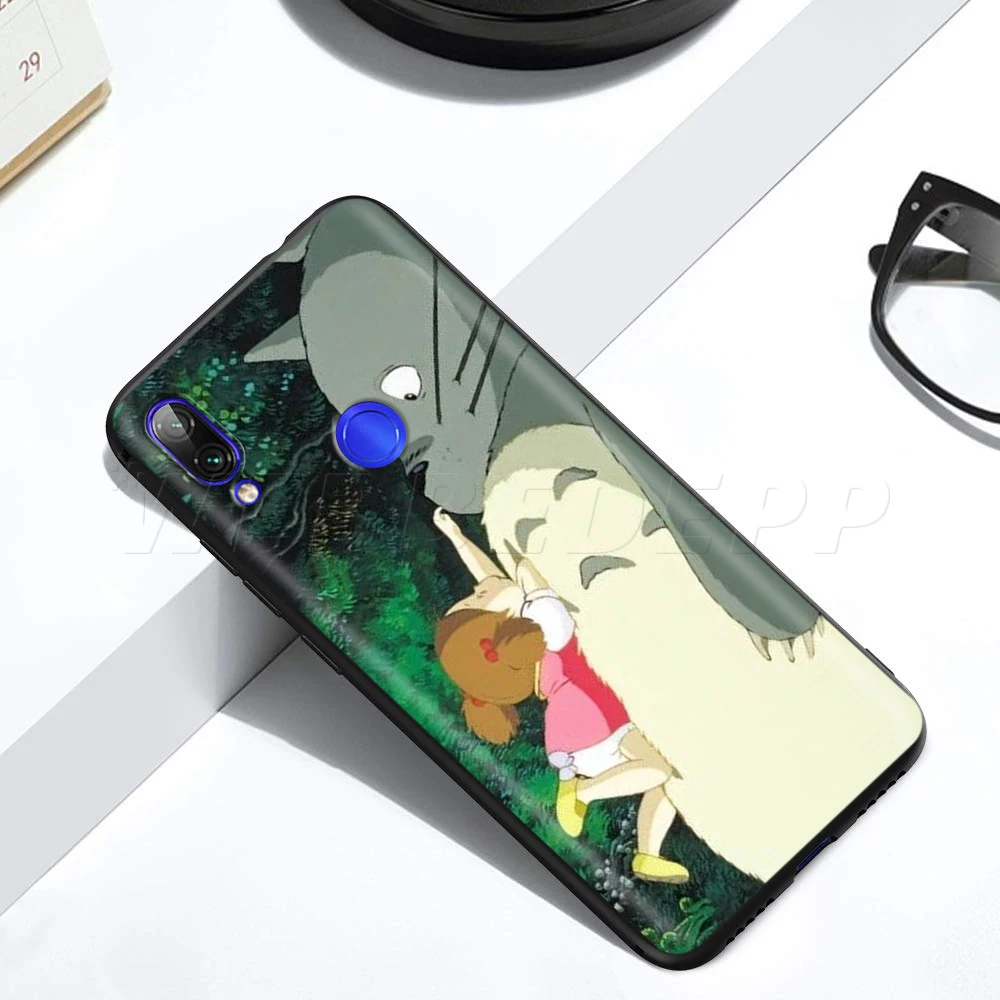 Чехол Totoro для Xiao mi Red mi Note 8 mi 3 6 8 9 A1 A2 A3 8A 6X9 T CC9 Lite SE Pro Max F1 10
