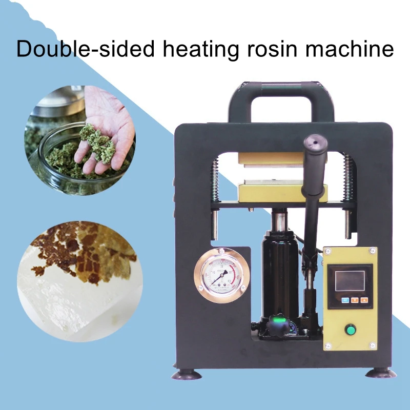 

Rosin heat press machine manual jack hydraulic double heating oil press CR2042-1