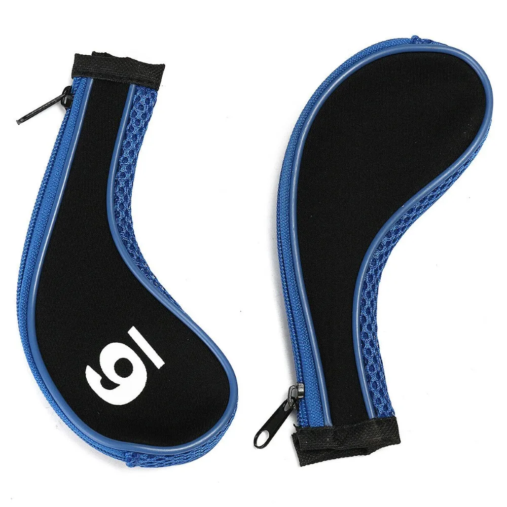 

12 PCS Golf Club Head Covers with Numbers Wear Resistant Zippered Golf Neck Head Covers for Golfing Enthusiasts