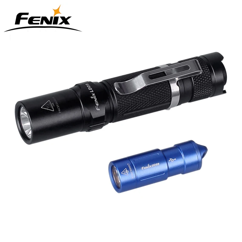Фонарик для кемпинга Fenix LD09 + UC02 EDC|Фонарики и осветительные приборы| |