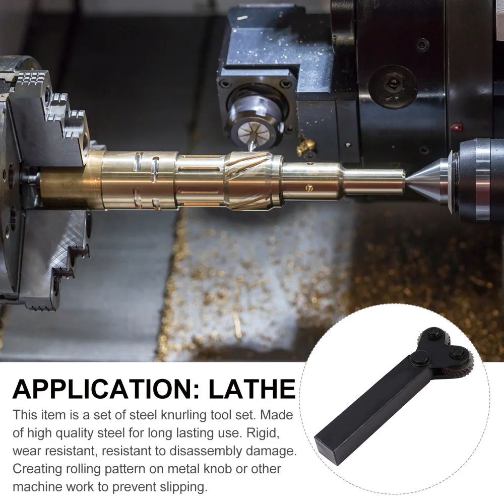 

Lathe Accessories Knurling Tool to Replace Your Damaged Linear Thumb Wheel