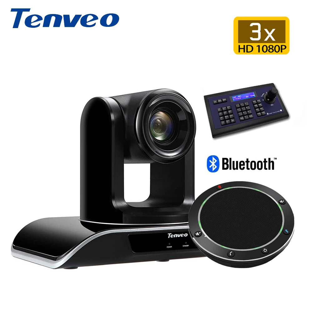 Tenveo Автофокус вещания 3x зум USB выход Ptz Видео камера H.264 Конференц 1080p HD +