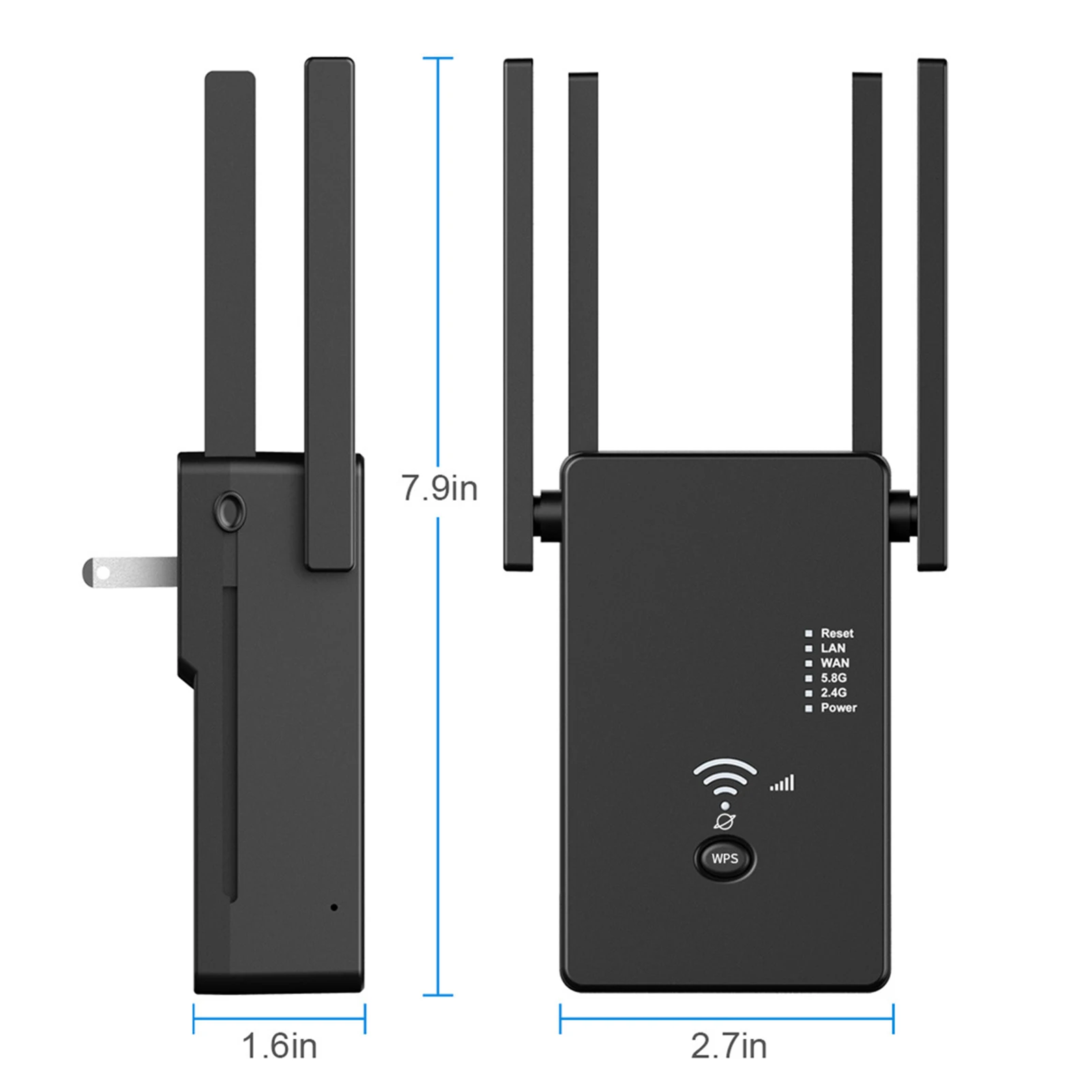 Wi-Fi-роутер 1200 Мбит/с 2 4/5 8 ГГц | Мобильные телефоны и аксессуары
