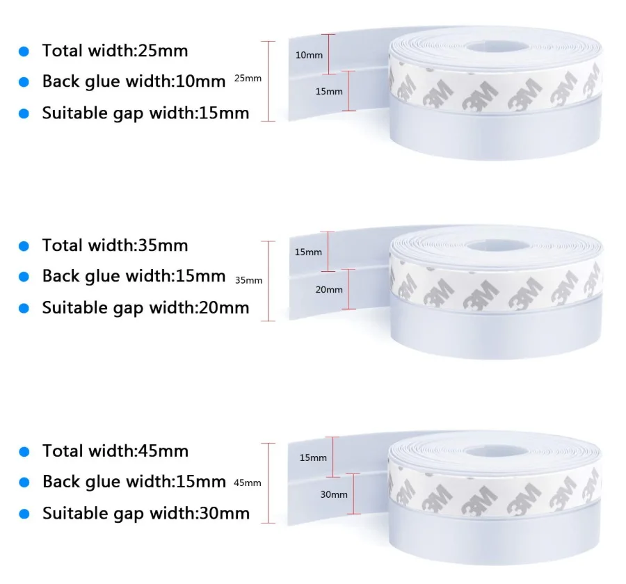 Самоклеящаяся силиконовая уплотнительная лента для дверного окна ветрозащитная