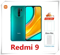 global version xiaomi redmi 9 6gb 128gb smartphone helio g80 octa core android 10 cellphone 13mp 6 53 5020mah nfc mobile phone
