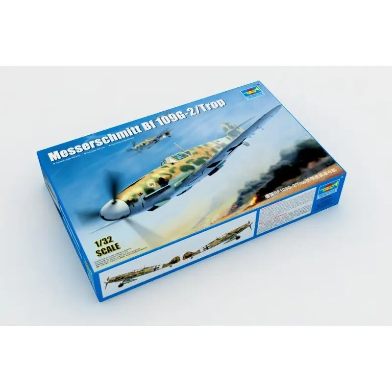 Trumpeter 02295 1/32 Messerschmitt Bf 109G 2/слишком масштабная модель в комплекте|Наборы для сборки