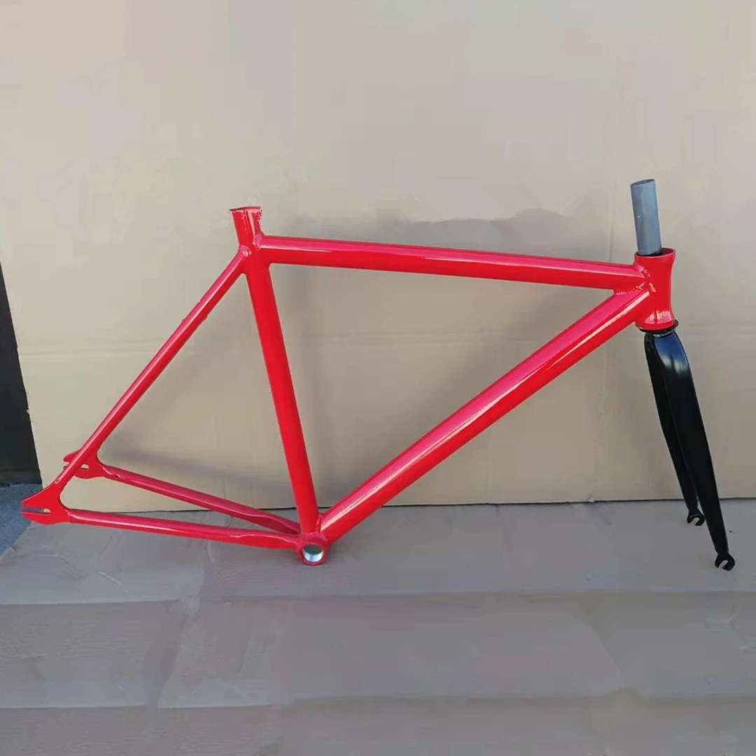 Серая велосипедная Рама с фиксированным механизмом рама из алюминиевого сплава