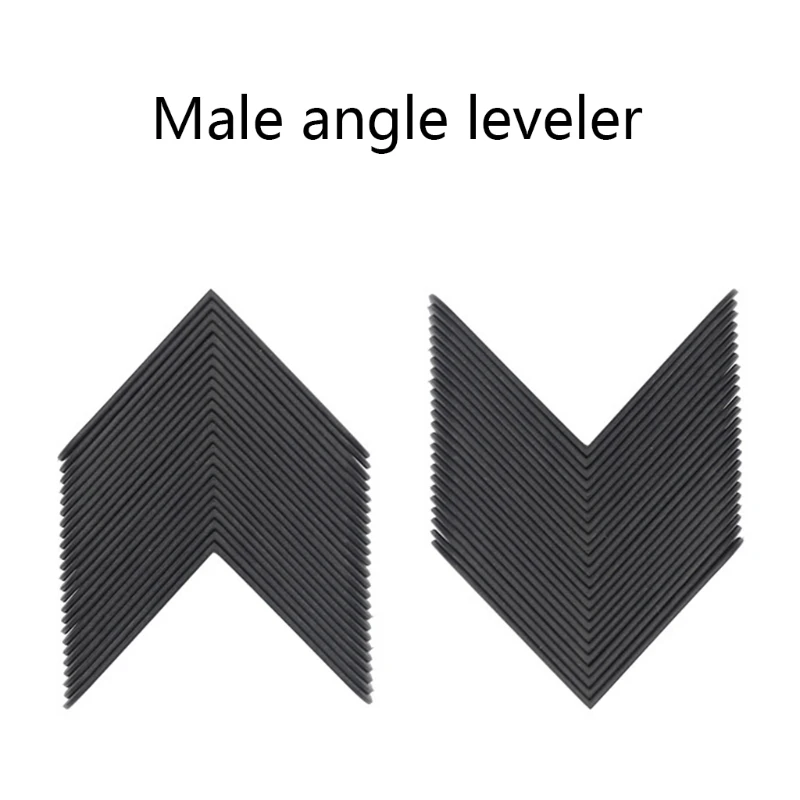 

Portable 25 Piece Horseshoe Shim Spacers for Tile Leveling Install DIY Tool L-shaped Positioning Panel Fixing Clip