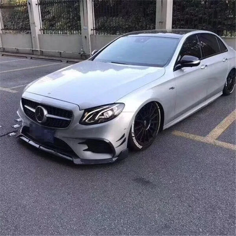 Спойлер для кузова W213 2016 2018 Mercedes Benz E class ABS задний спойлер заднего бампера