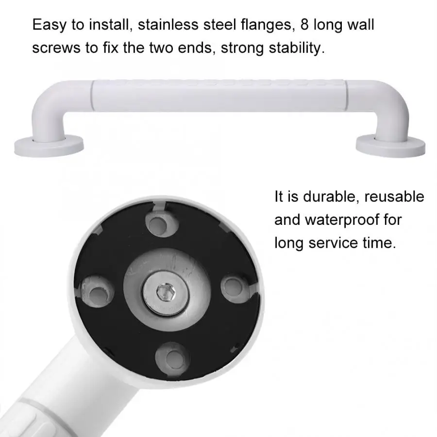 

50CM Anti-slip Handle Safety Grab Bar Bathroom Shower Room Elderly Grip