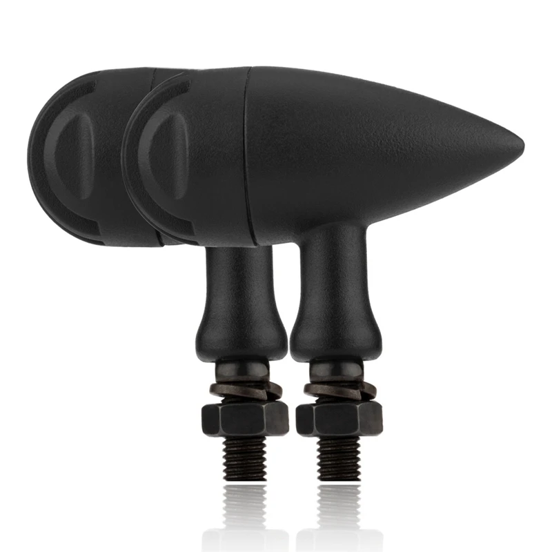 

Turn Signal Indicator Black Shell Motorcycle Moto Bulb Amber Lights Lamp for Honda for Yamaha for Suzuki