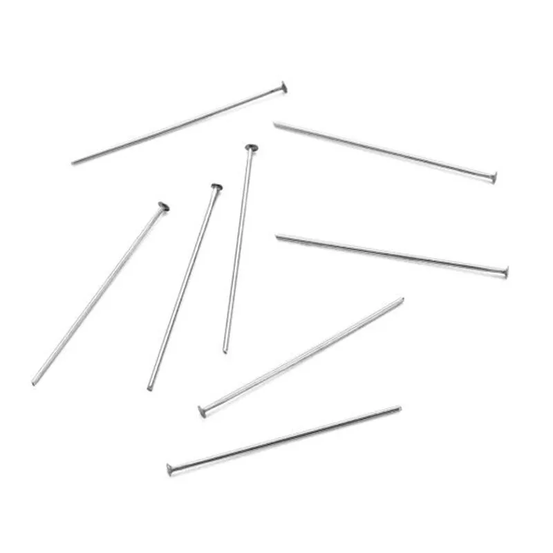 100 шт. булавки из нержавеющей стали для изготовления ювелирных изделий|Ювелирная