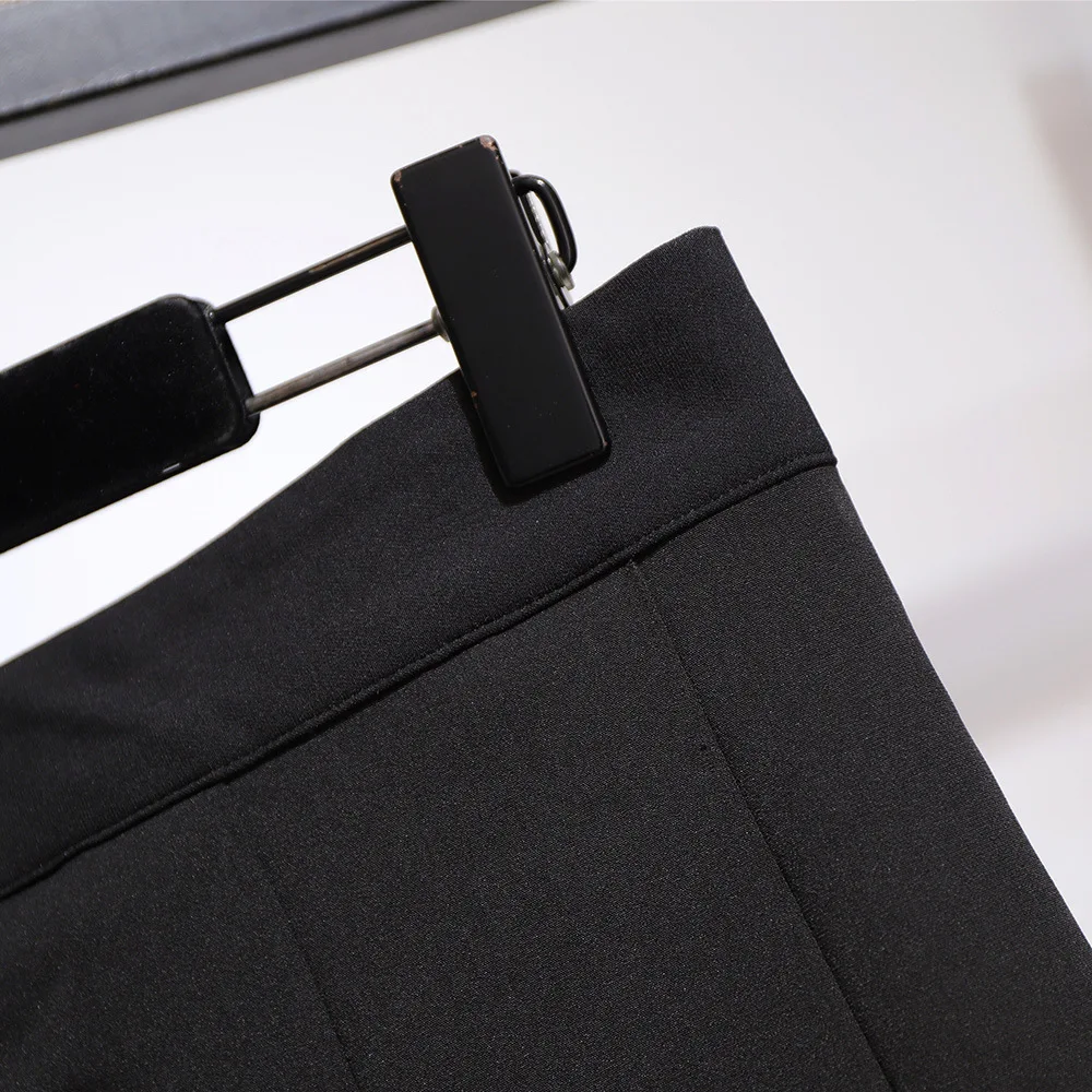 Юбка женская плиссированная на пуговицах с завышенной талией большого