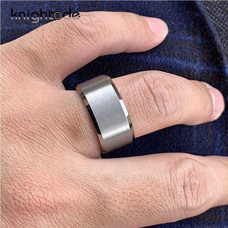 Мужское кольцо из карбида вольфрама шириной 12 мм серебристые кольца большого