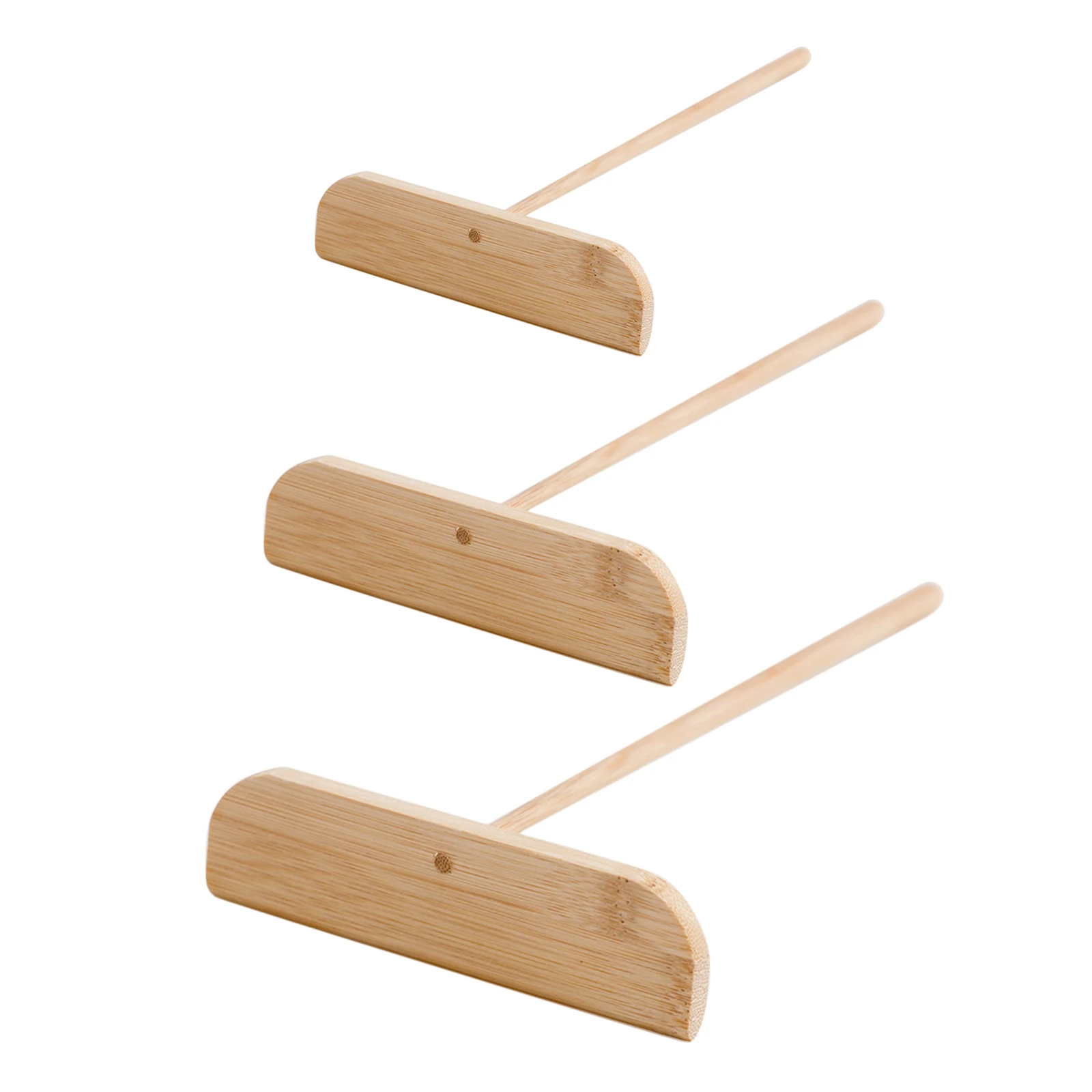 

Crepe Pancake Spreader T-Shape Wooden Rake Batter Crepe Maker Home Kitchen