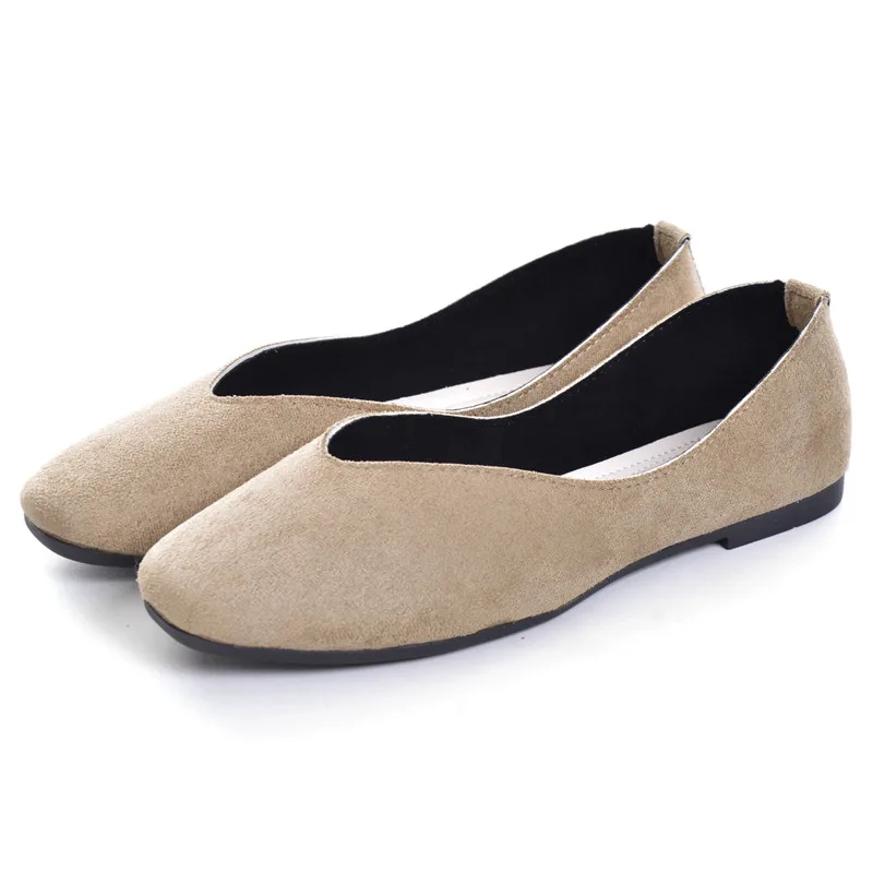 HEE GRAND/Женская обувь из флока на плоской подошве Замшевые женские Модные