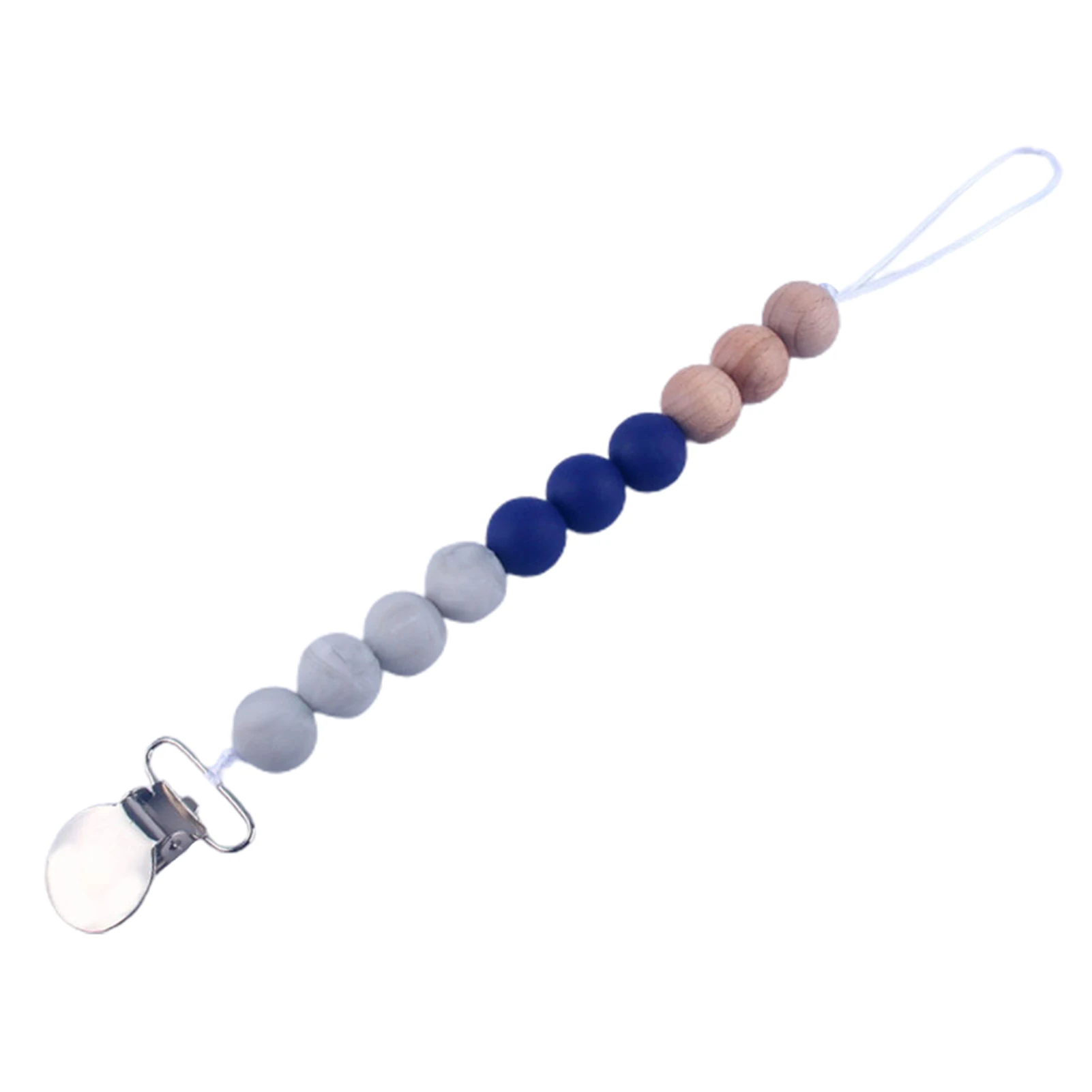 Силиконовая детская цепочка-пустышка с зажимом для соски Успокаивающая соска