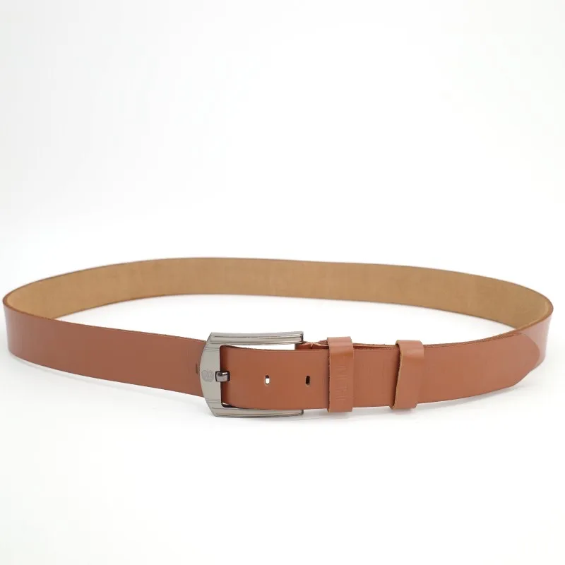 JHPING мужской ремень из натуральной кожи с буквенным принтом и пряжкой воловьей