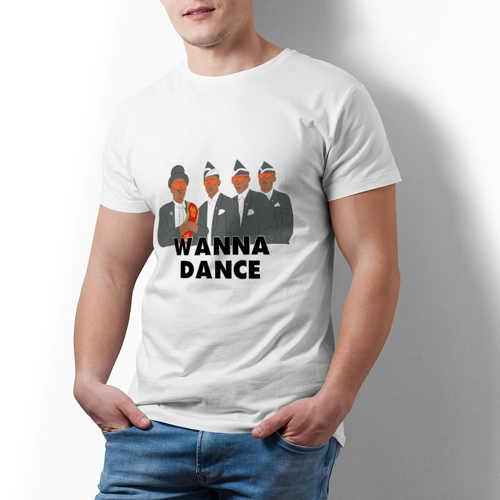 

Повседневная пляжная футболка из 100 хлопка с принтом, размеры до 5xl