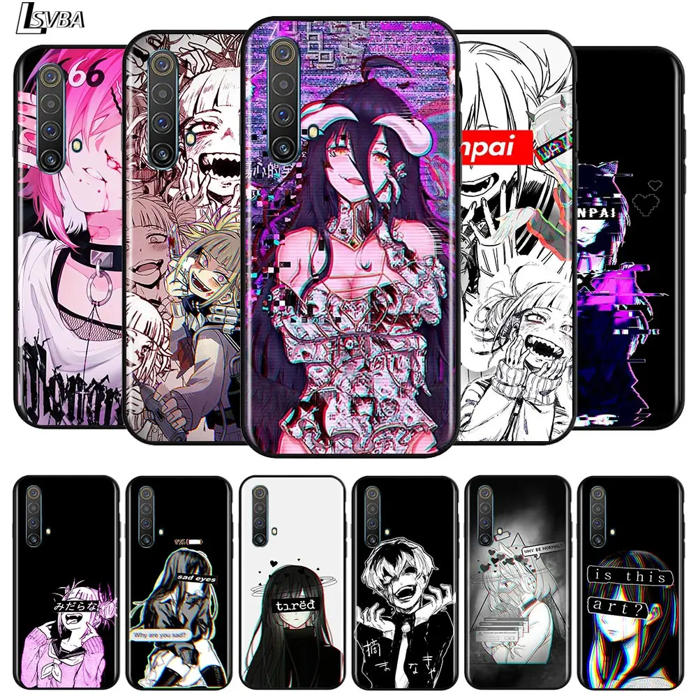 Грустный аниме эстетический Senpai для OPPO Realme V15 X5 X3 X50 X7 X2 C17 C11 C3 C2 7 7i 6 6S 6i 5 Narzo 20 Pro