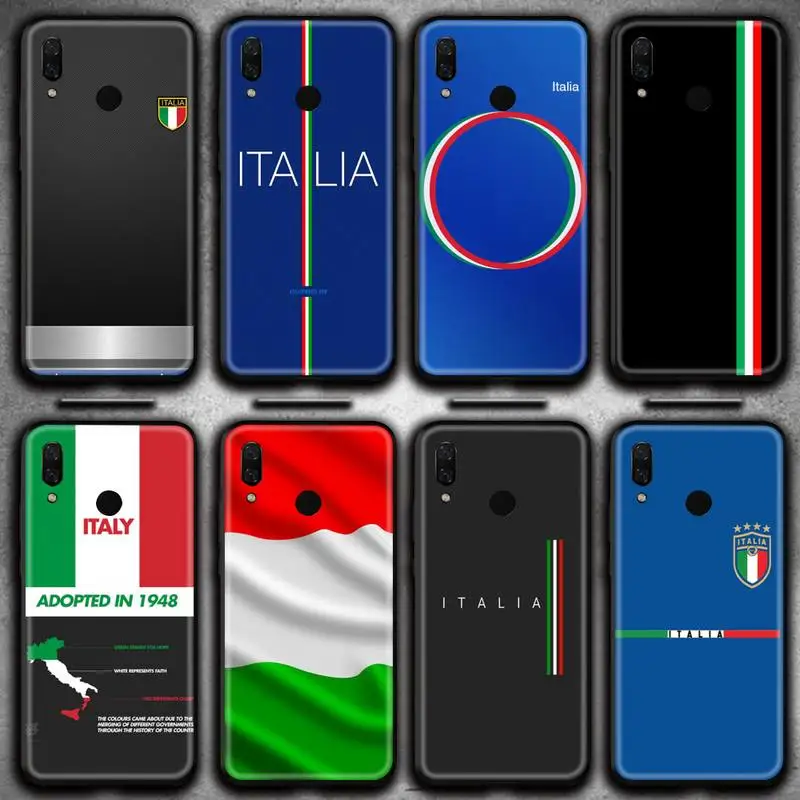 

italy flag Phone Case for Huawei Y6P Y8S Y8P Y5II Y5 Y6 2019 P Smart Prime Pro