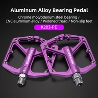 rockbros aluminum alloy bicycle pedals mtb road anti slip ultralight sealed bearing one piece molding anti oxidation bike pedals