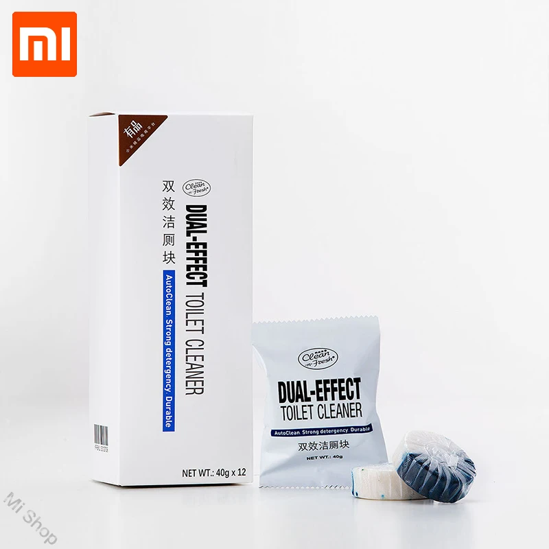 Xiaomi Mijia одноразовые Волшебные автоматические унитаз для очистки помощник ароматный шарик синяя дезодорирующая Чистка пузырьков