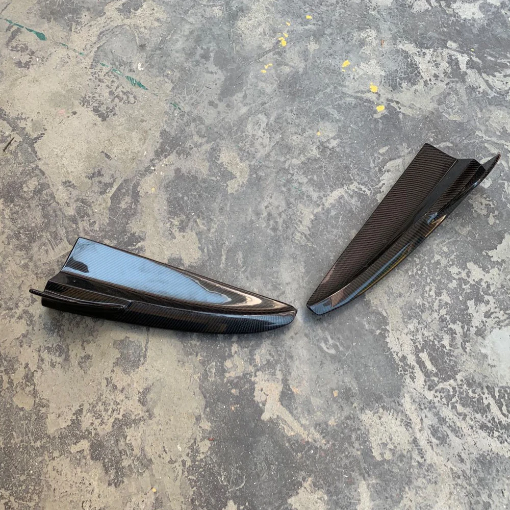 Боковой разветвитель заднего бампера из углеродного волокна фартуки для Benz W205 S205