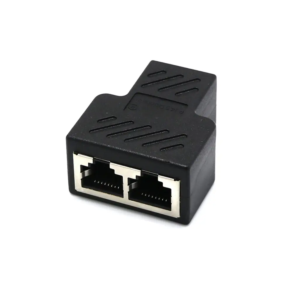 Сплиттер Ethernet RJ45 кабель-адаптер 1 штекер до 2 Женский порт LAN Сетевой разъем провода Ethernet RJ45 Кабель-адаптер