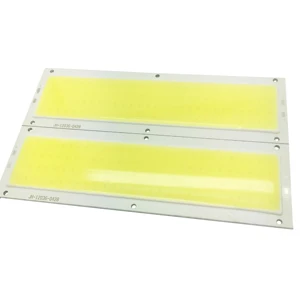 Светодиодная лента ZZEL ZYEL высокой мощности, 12 В постоянного тока, 10 Вт Cob, 1000 лм, белый свет для рабочего освещения автомобиля сделай сам, L120 x 36 мм