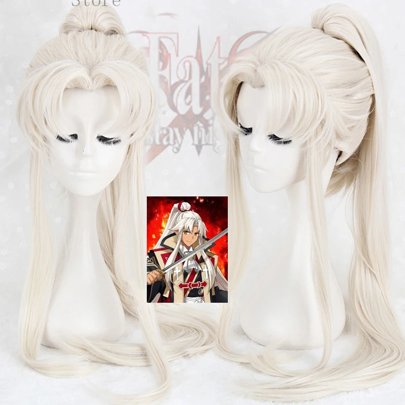 Amakusa Shirou Tokisada Kotomine косплей парик бежевые синтетические волосы Fate/Apocrypha большой