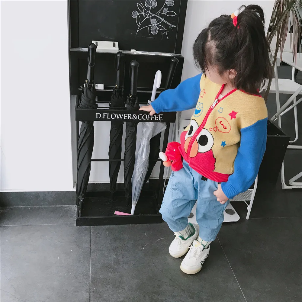 Tonytaobaby/новая осенне-зимняя одежда для мальчиков и девочек, ветрозащитное хлопковое трикотажные пальто Двусторонняя одежда