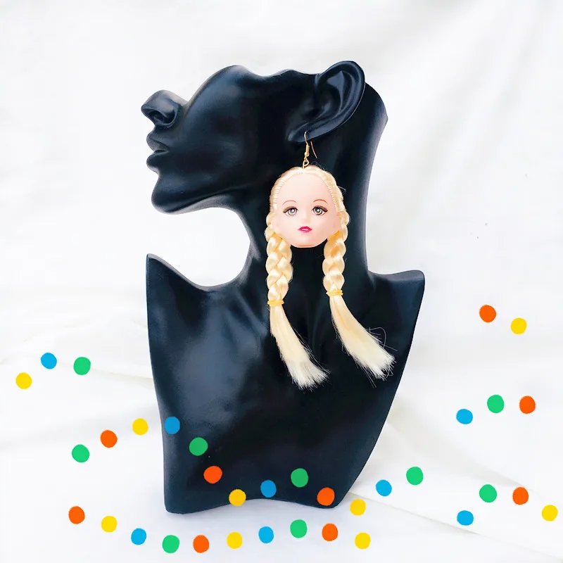 Новые модные корейские серьги для женщин забавные индивидуальные крутые Висячие