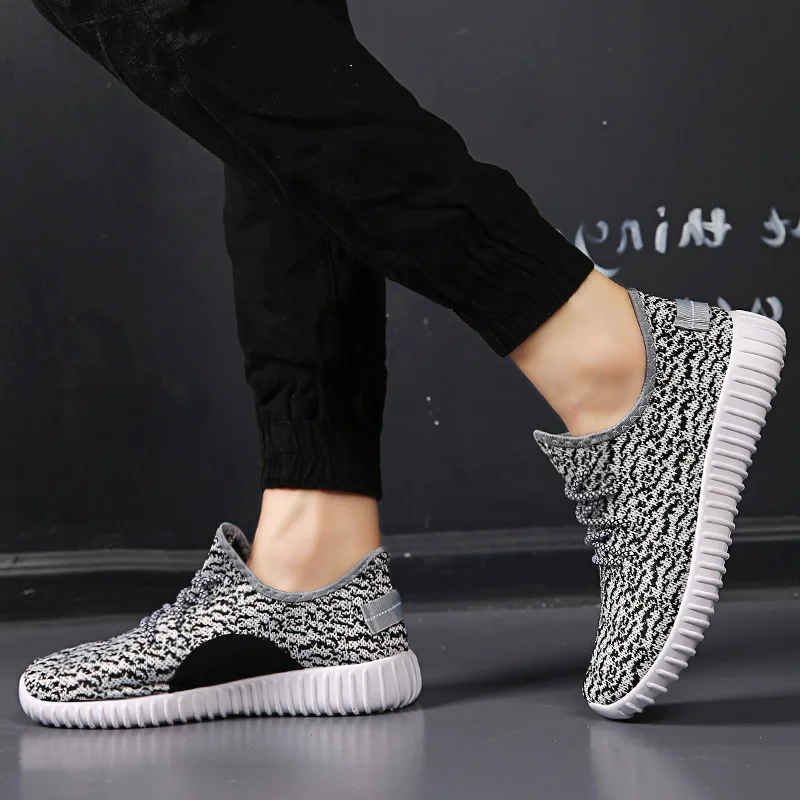 Мужская Спортивная обувь на шнуровке Повседневная износостойкая дышащая из