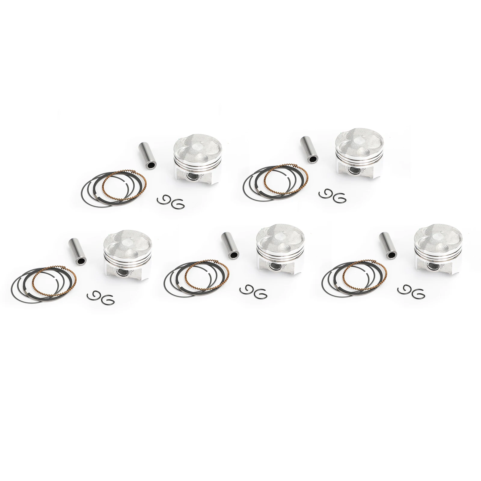 

Artudatech Piston Ring Pin Clips Kit For Yamaha Gear/Joy/Vino/Zuma/VOX 50 STD +0.25-1.00 3B3-E1631-00 Motorcycle Parts