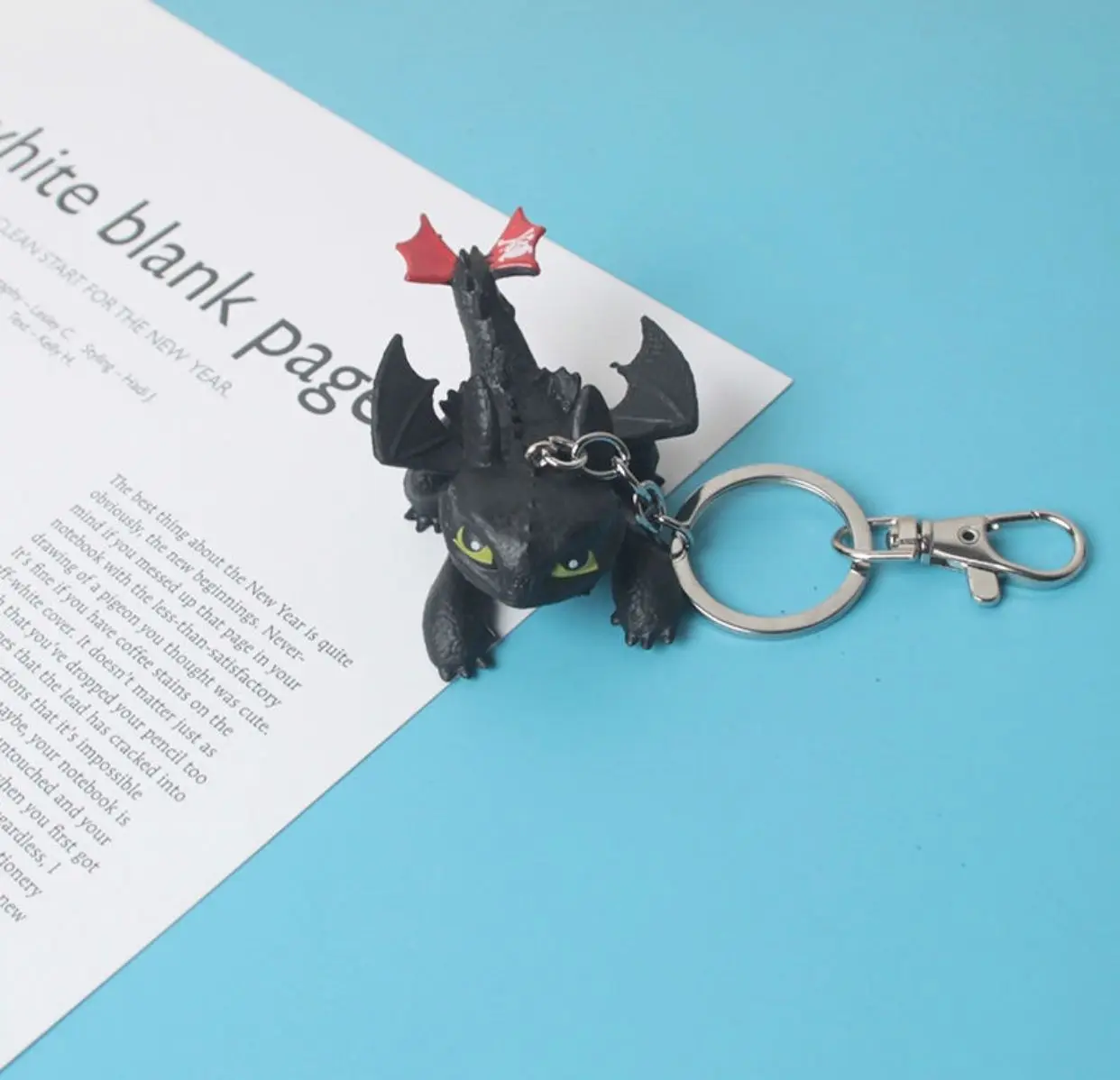 

Toothless Doll Key Ring Flying Dragon Ornaments Nightshade Figure Key Chain Doll Key Chains Bag Pendant