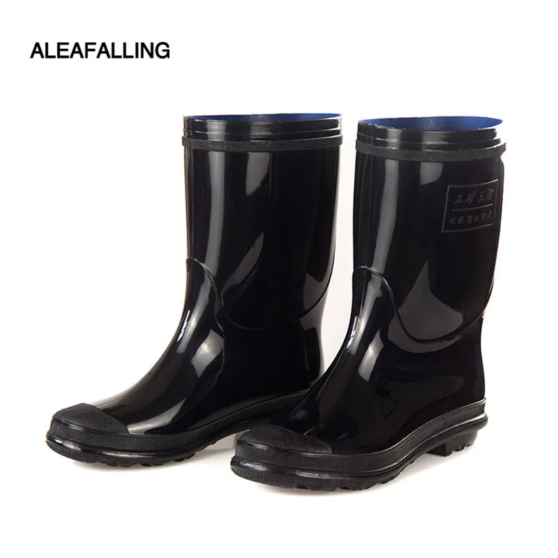 Сапоги Aleafalling мужские резиновые водонепроницаемые Нескользящие износостойкие