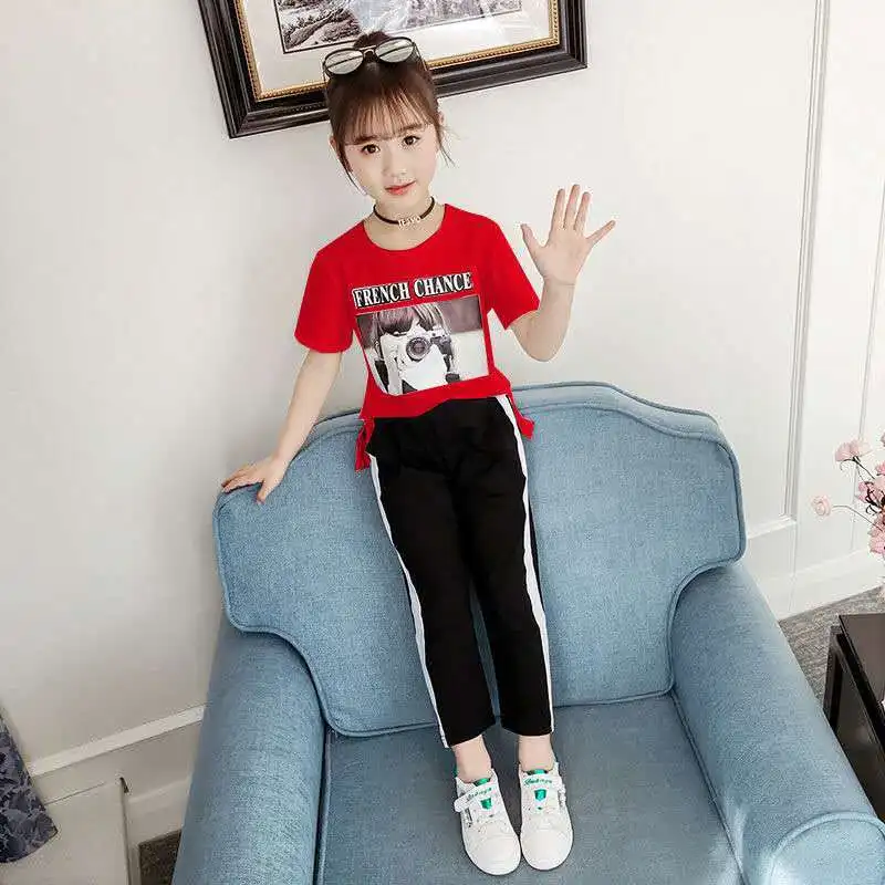 Детская одежда для мальчиков Летняя Одежда танцев в стиле хип хоп Комплекты со