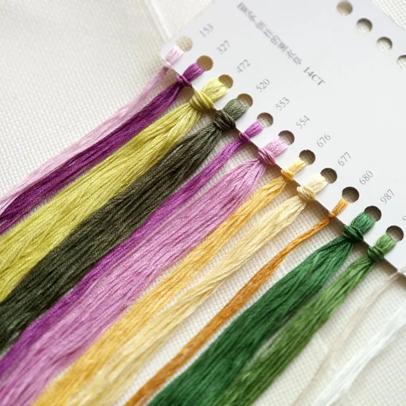 Fishxx китайские наборы для вышивки крестом B856 картин с цветами лаванды вышивка на