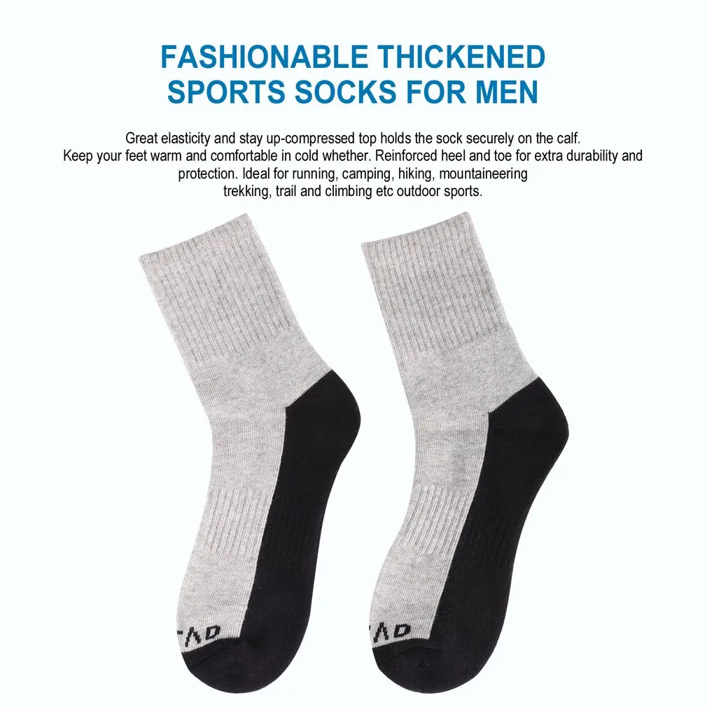 6 пар женские носки зимние плотные теплые эластичные хлопковые для спорта на