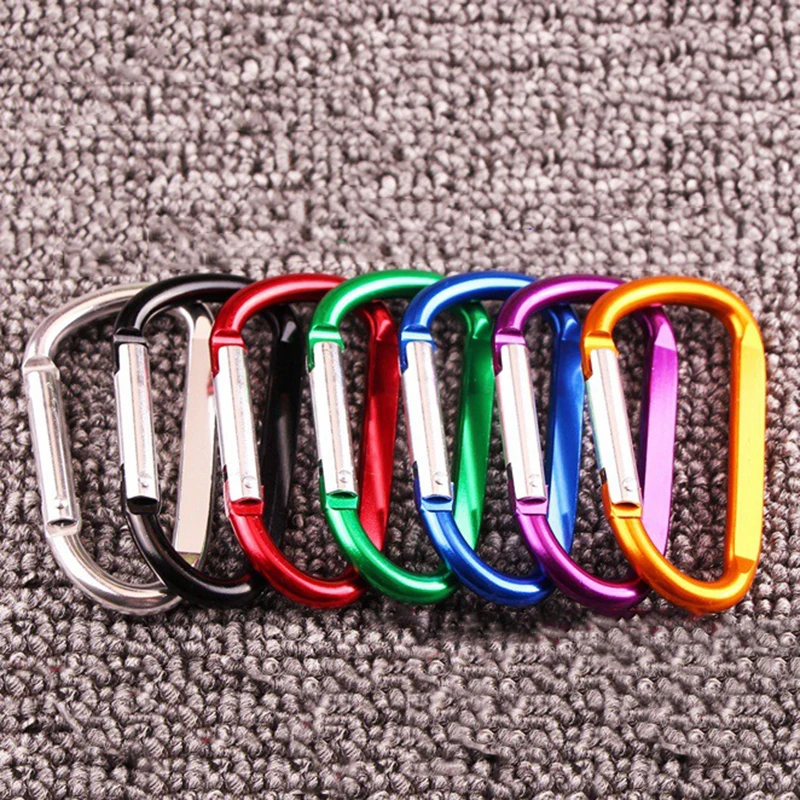 Карабины для скалолазания No.7 D Форма Высокое качество сплав алюминий сплющенное