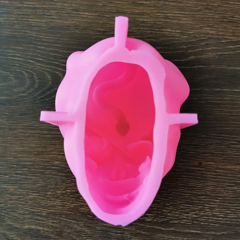 

3D Cobra Skull Silicone Mold, Epoxy Resin Mould Fondant Cake Aromatherapy Plaster Mold DIY Crafts Soap Home Decors Casting Tools