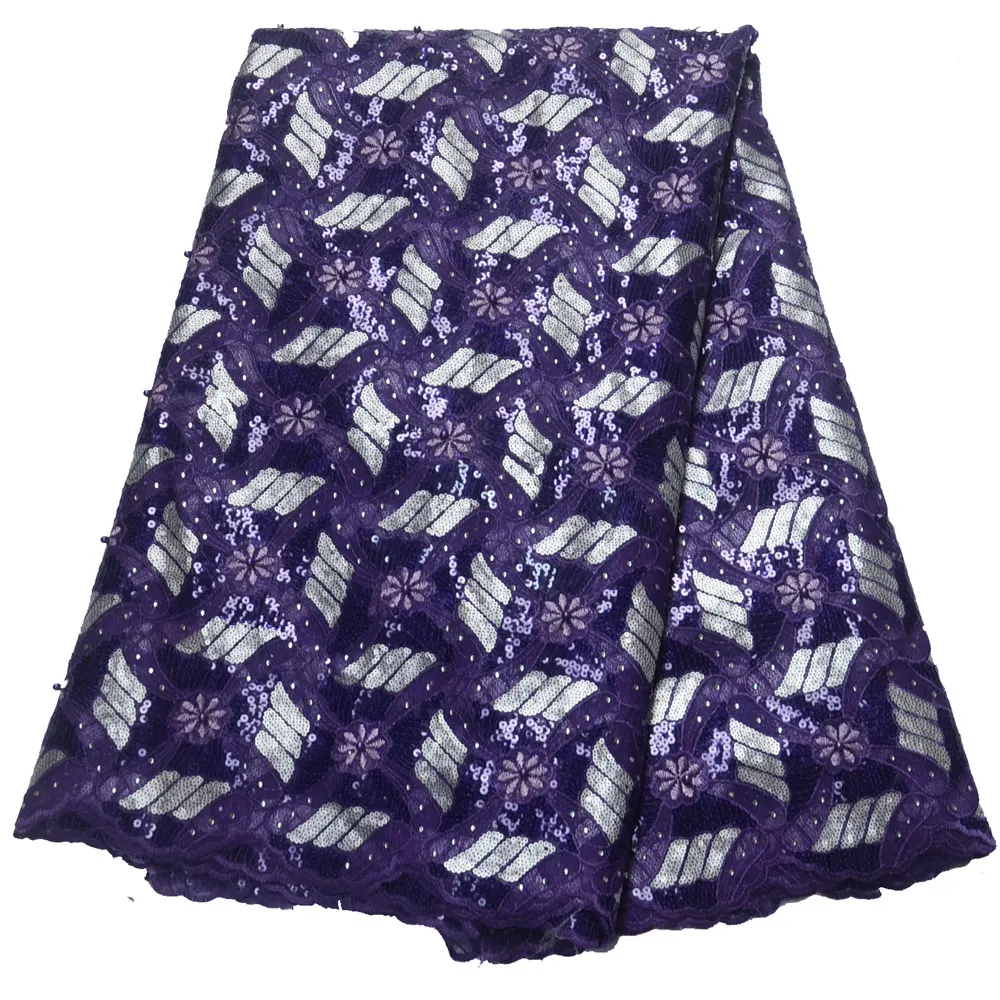 

Новый дизайн, африканская кружевная ткань из органзы, Высококачественная французская нигерийская вышитая Тюлевая кружевная ткань с блестками OP02