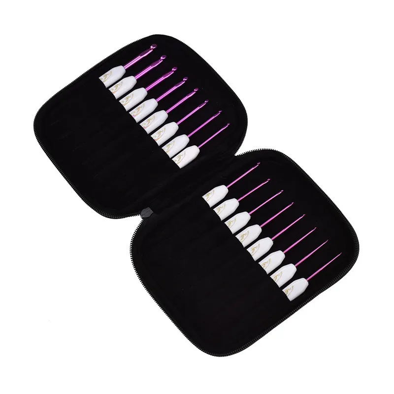 Набор вязальных крючков для женщин комплект из 16 предметов китайский синий